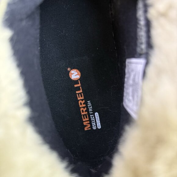 ✅Women's 10M Merrell Fluorecein Winter Boots Brown Waterproof Faux Fur Insulated - Picture 6 of 10